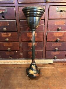 Antique Japanned Copper Flashed Fixture Early Lighting Oc White Faries Era Lamp