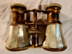 Antique Mother Of Pearl Opera Glasses A Stowell Co Boston