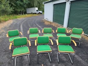 8 Marcel Breuer Cesca Stendig Mid Century Modern Italian Italy Chrome Chairs