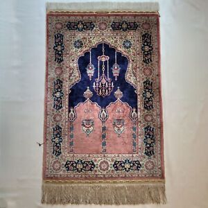 Hereke Silk Rug Ozipek Hand Made Alfombra Turkey Carpet Museum Piece Hight Qua