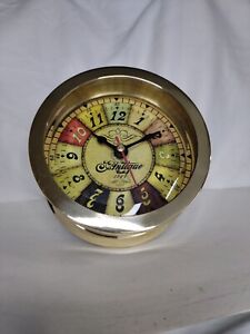 Maritime Antique Brass Ship S Clock Vintage Marine Nautical Shiny Clock Decor