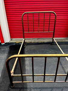 Antique Full Double Brass Bed Frame Early 1900 S