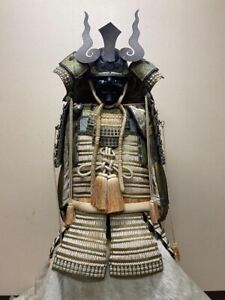 Japanese Armor Vintage Samurai Busho Yoroi Kabuto With Box From Japan