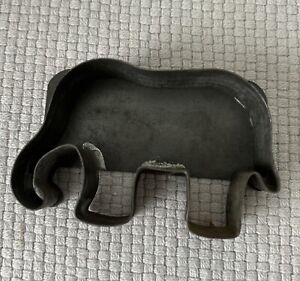  Rare Antique Circa 1800 S Elephant Flat Back Cookie Cutter
