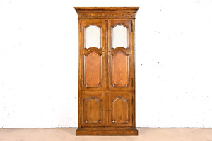 Baker Furniture French Provincial Louis Xv Carved Oak Armoire Dresser Or Linen P