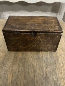 Vintage 1889 Singer Sewing Machine Oak Wood Folding Puzzle Box