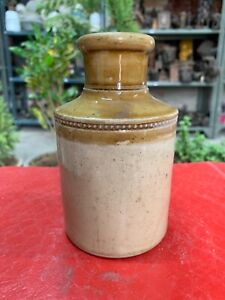 1850 S Antique William Powell Bristol Ceramic Pottery Crock Jar Pot Jug Signed