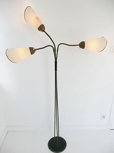 Floor Lamp Typical 1950 A 3 Arm Flexible Vintage Design Years 50 Mid Century