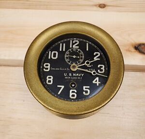 Wwi Chelsea Us Navy Deck Clock No 2 Sn 130918