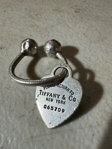 Tiffany And Co Sterling Silver Horseshoe Key Fob