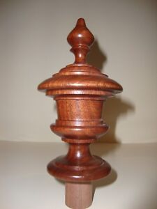 Wood Finial Unfinished For Newel Post Finial Or Cap Finial 62