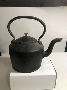 Antique Kenrick No 2 Cast Iron Tea Kettle Rare