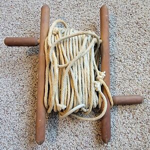 Antique Primitive Wooden Rope Yarn Winder