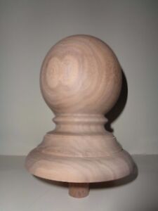 Wood Finial Unfinished For Newel Post Finial Or Cap Finial 1