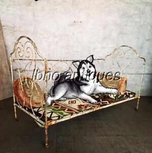 Antique French Wrought Iron Fancy Doggy Bed Large Or Small Dogs Happy Dog Life 