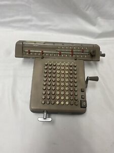 Vintage Monroe Ln 160x Hand Operated Calculating Adding Machine Tested Works