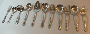 W M Rogers Mfg Extra Plate Serving Pieces Silver Plate Original 11 Pc