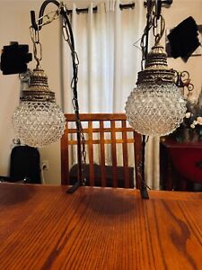 Swag Light Pendant Style Antique Hanging Light Set