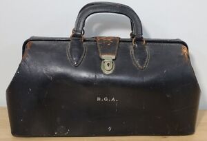 Rare Vintage Early Leather Schell Doctor S Medical Bag 710 38