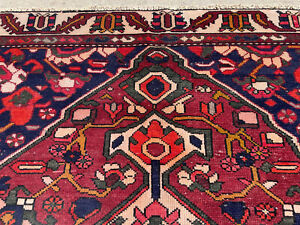 7x10 Antique Rug Handmade Hand Knotted Clean Real Fine Vintage Oriental 6x9 7x9
