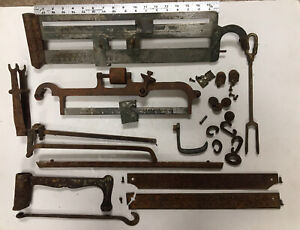Vintage Platform Scale Parts Only Solid Brass Scale W Double Arm More Look 