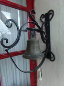 Antique Ms Bremen Wall Mounted Ships Bell