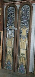 165 Year Old Leaded Stain Glass Windows From Old Church In Atlanta Need Repair