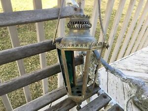 Antique French Church Processional Lantern 19th Century Provence France