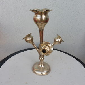 Antique English Sterling Silver English Epergne With Hallmarks