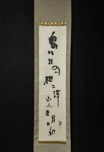 Kakejiku Japanese Hanging Scroll Monograph Hekigoto Kwahigashi Authentic Japan
