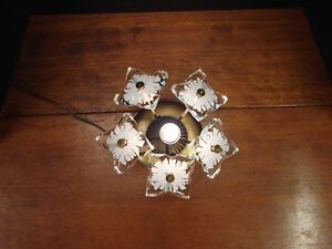 Mid Century Modern Wall Sconce Light Candle Flower Steck Jere Eames Era