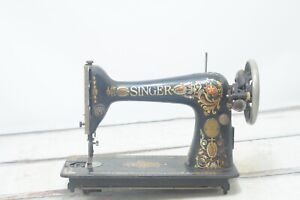 Antique 1911 Singer Red Eye Sewing Machine Salvaged Treadle G3022462 Singer Sew