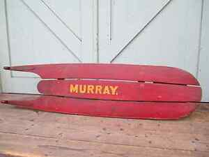Old Red Mustard Paint Sled Murray Antique Andirondack Camp For Delivery Call
