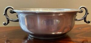 Vintage Redlich Co Sterling Silver Bowl With Twin Handles 399 Grams