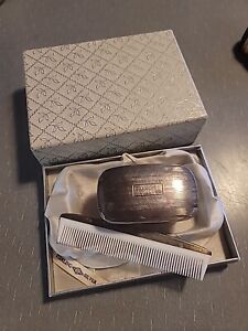 Antique Sterling Silver Baby Brush And Combo Set Wco