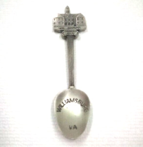 Pewter Souvenir Spoon Williamsburg Va The Capitol