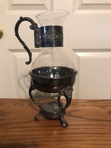 Vintage F B Rodgers Pewterlite Silver Co Coffee Tea Warmer