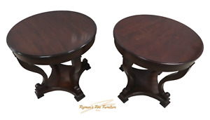 Pair Baker Milling Road Empire Large Accent Tables Mr3057