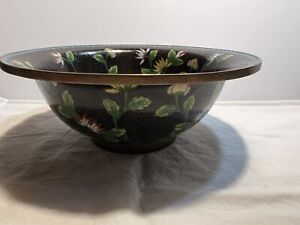 Antique Asian Chinese Cloisonne Bowl