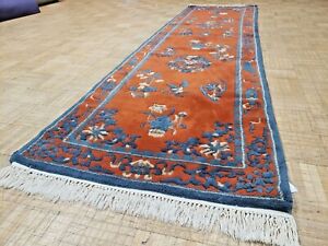 2 6x9 Indo Chinese Peking Palace Runner Rug Hand Knotted 100 Wool Oriental Rug