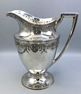 Tiffany Company Sterling Silver Water Pitcher 8851 Holds 4 Pints