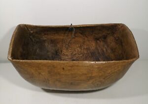 Rare Medium Size Antique Turkana Bowl 20 Kenya Hand Carved From Hard Wood 
