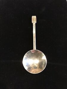 Artisan Hand Made Sterling Silver Arts Crafts Style Sterling Silver Spoon