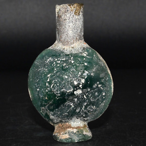 Ancient Roman Glass Bottle Container Used For Medical Purposes From Middle East