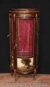 French Display Cabinet Antique Bijouterie Vernis Martin Kingwood