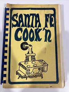 Vintage 70 S Unique Santa Fe Cook N Cook Book Atsf Railway Bicentennial