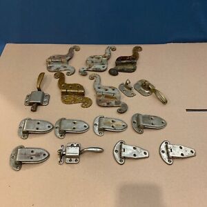 Collection Of Antique Ice Box Hardware For Restorers Latches Hinges