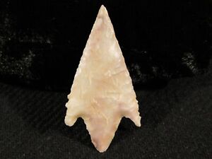 Ancient Extended Barb Stemmed Form Arrowhead Or Flint Artifact Niger 7 87