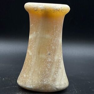 Genuine Ancient Central Asian Bactrian Alabaster Stone Pillar 2000bc