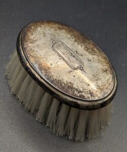 Vintage Antique Birks Sterling Silver Grooming Brush With Monogram